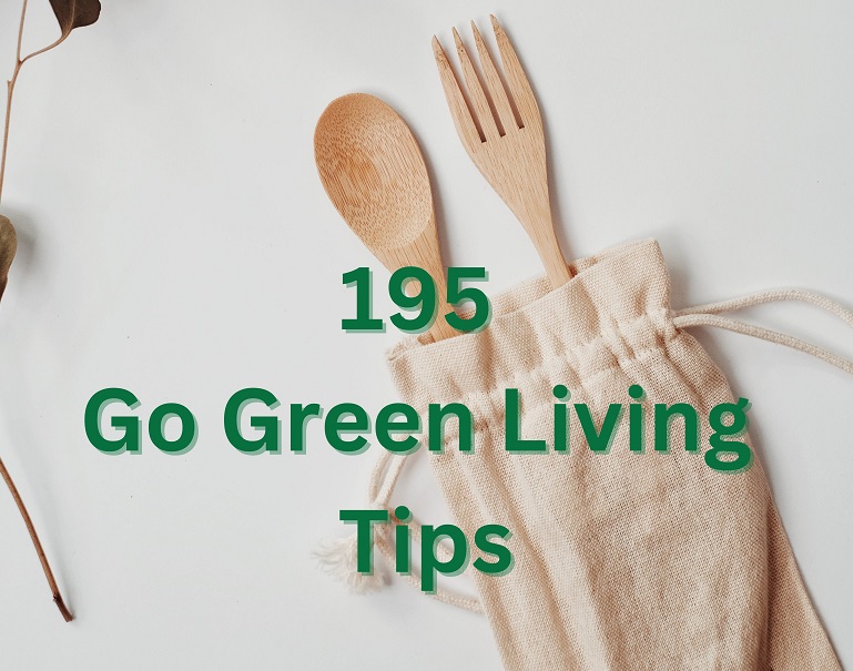 195 Easy Tips to Go Green Living